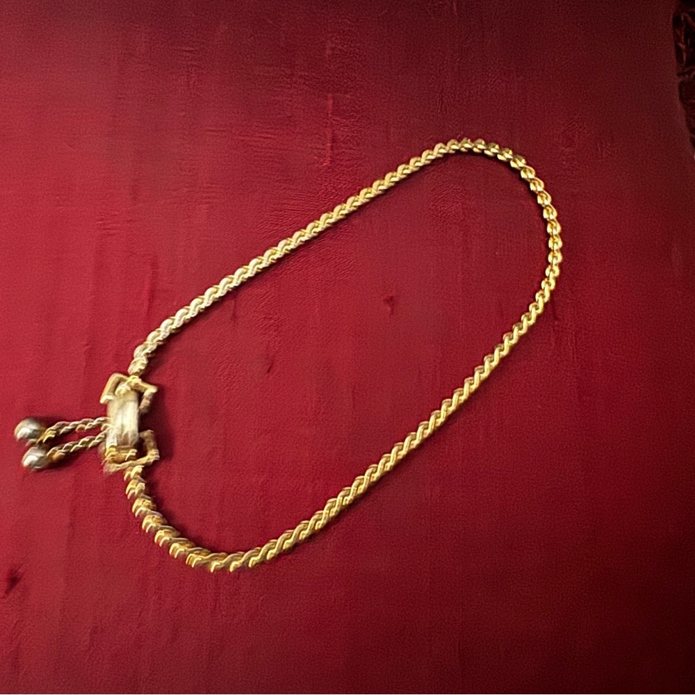 Gold Ankle Bracelet.
